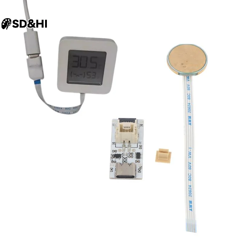 1 Set 5-30V Input Thin FFC Cable CR2032 CR2025 To TYPE-C Kit Battery Adapter Converter DIY Accessories