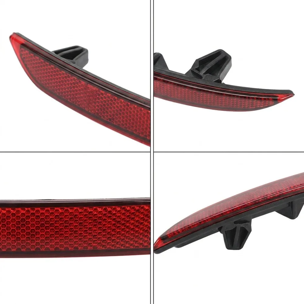 Rear Bumper Reflector Left for For A3 8Y 2020-2024 ABS+PC Material Red 34x2.5x5.5CM Exact Fit 8YG945105 8Y0945105