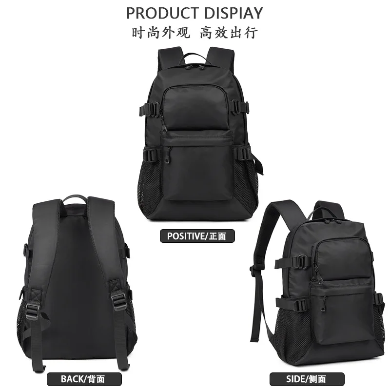 Mini zaino da uomo in tessuto Oxford moda maschile zaino da studente leggero zaino in tela uomo zaini piccoli da viaggio per sport all'aria aperta