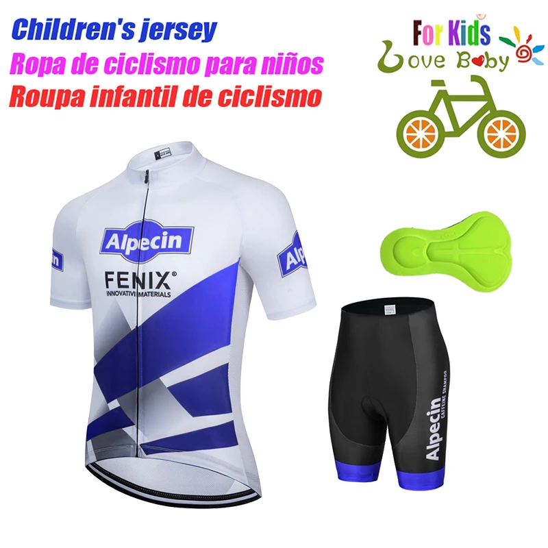 UAE 2022 New Kids Cycling Jerseys Set Summer Breathable Child Bike Cycling Clothes Boy Sport Bicycle Jersey Cycling Clothing