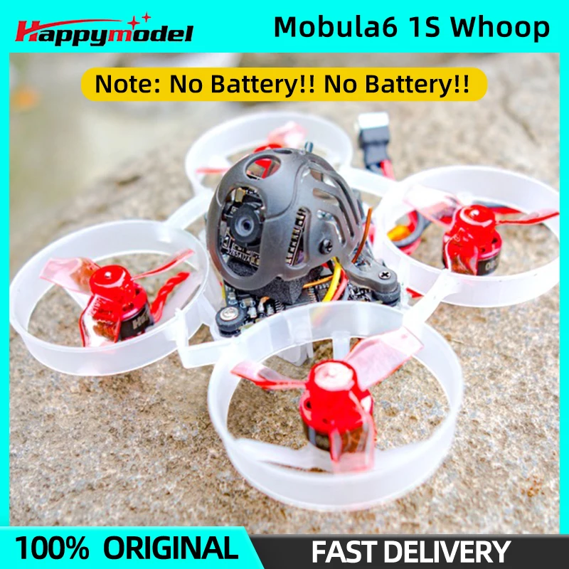 Happymodel Mobula6 1S 65mm Brushless Whoop Crazybee F4 Lite Flight Controller FC SE0802 Motor For RC FPV Tinywhoop Mobula 6