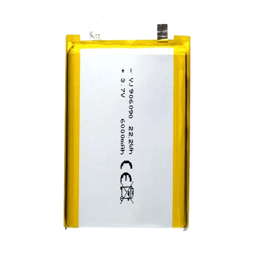 

Литий-полимерный аккумулятор 906090 3.7V 6000mAh большой емкости для солнечных устройств и промышленного электронного оборудования 146074 1260110 7565121