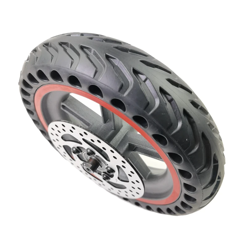 Electric Scooter 8.5 Inch Honeycomb Rear Wheel Tire Aluminum Alloy Explosion-Proof Tire 110Mm Brake Disk For Xiaomi M365