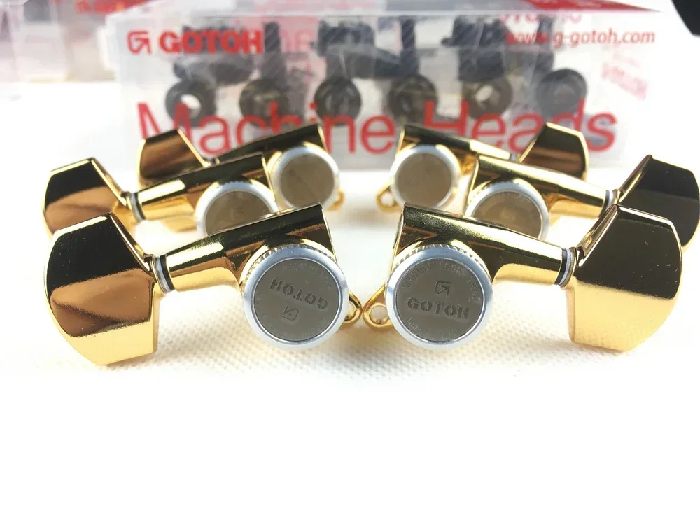 

Original GOTOH SG381-01-MGT Electric Guitar Locking Machine Heads Tuners ( Chrome Black Gold Silver ) Tuning Peg MADE IN JAPAN