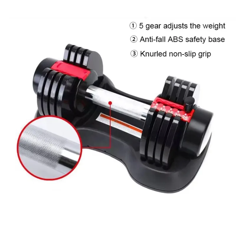نسخة مخصصة من مجموعة الدمبل القابلة للتعديل - معدات تدريب القوة وكمال الأجسام الاحترافية، مثالية للتدريبات في صالة الألعاب الرياضية #4