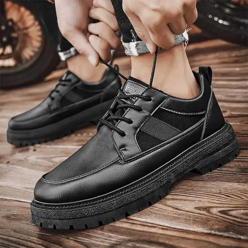 

Men's Casual Platform Sneakes Lace Up Trainers Shoes Student 2025 New Men Sneakes Fashion Breathable Vulcanized Shoes Tennis