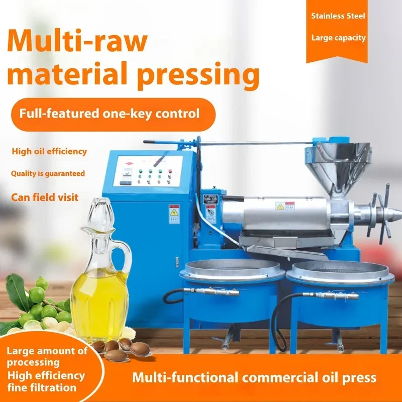 How Much Does Large Intelligent Rapeseed Peanut Qifeng Machine Cost For A Complete Set Of Automatic Oil Press Equipment