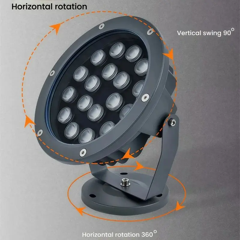 

Lawn Landscape Lighting Pathway Ground Lamp 3W/6W/9W AC12V/220V Tree Floodlight Park Night Scene Terrace Lamp for Garden Yard