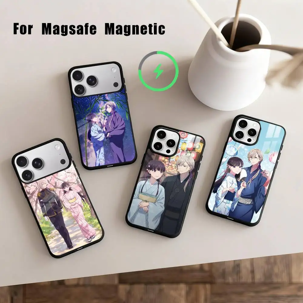 

Чехол для телефона с дизайном «Манга: Мое счастливое бракосочетание» для iPhone 17, 16, 15, 14, 13, 12, 11 Plus, Pro Max, магнитный, для беспроводной зарядки Magsafe