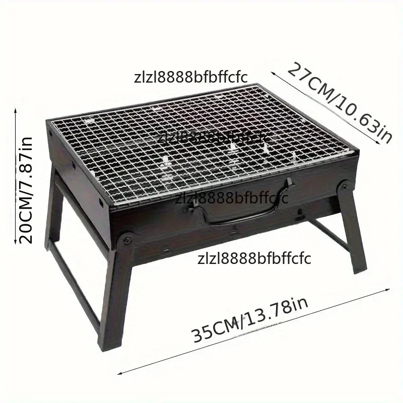 barbecue-portable-au-charbon-de-bois-en-acier-inoxydable-mini-barbecue-d'exterieur-pour-le-camping-les-pique-niques-et-la-plage