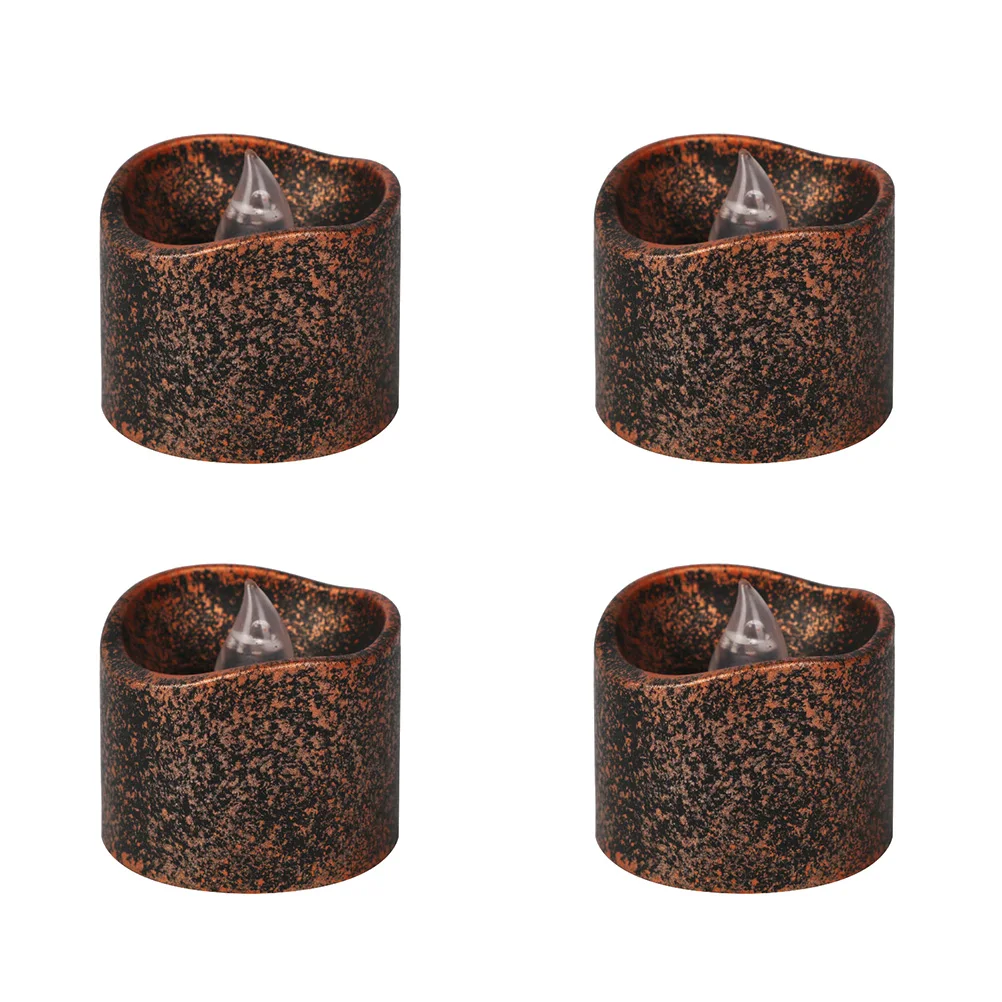 

4 Pcs LED Electronic C les Glitter Light Halloween Wedding Christmas Parties Home Decoration LED Tea Lights C Lamps