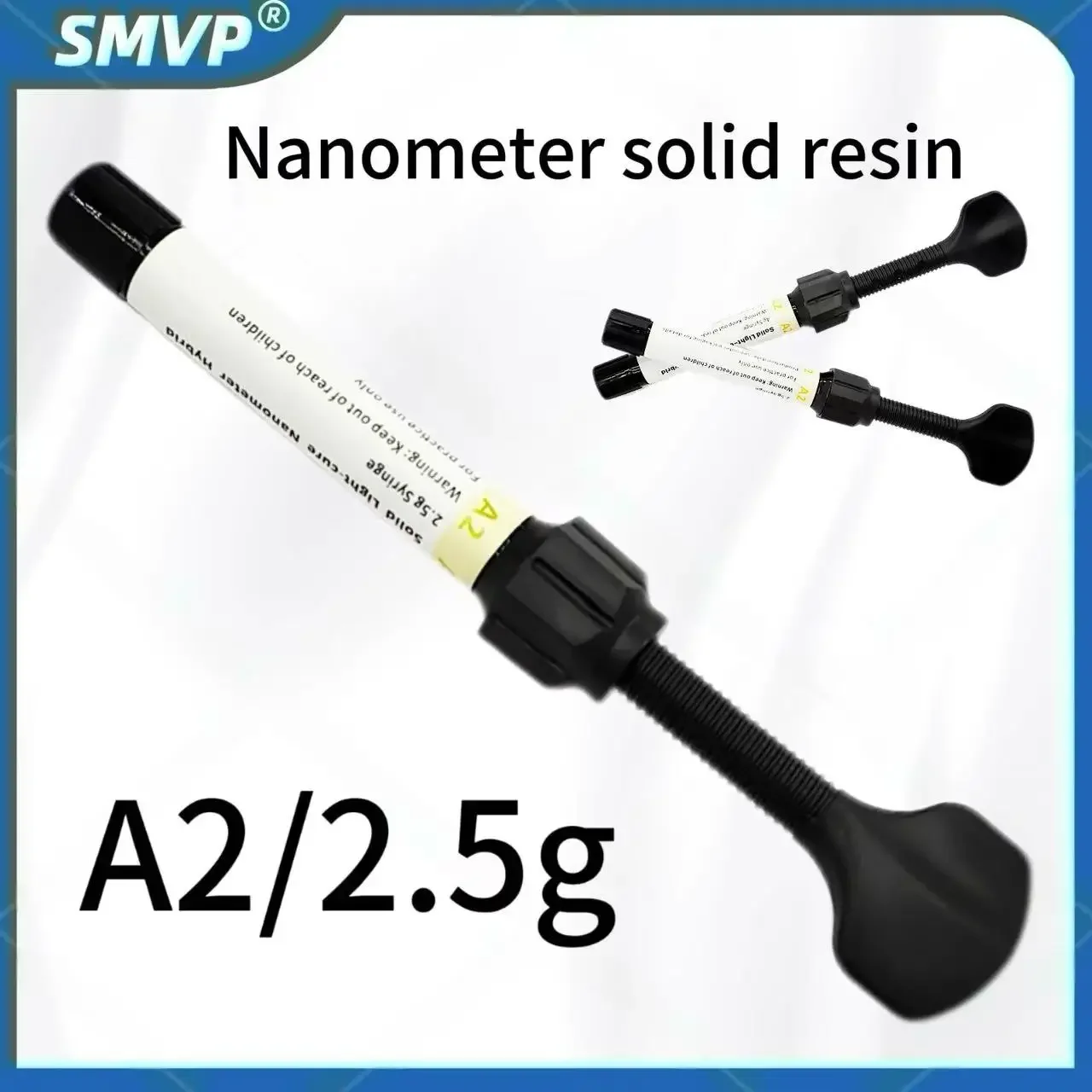 Nanómetro de resina sólida A2/2, 5g, Material curado con luz, flujo fluido, curado ligero, Material de resina compuesta, herramientas de llenado bucal