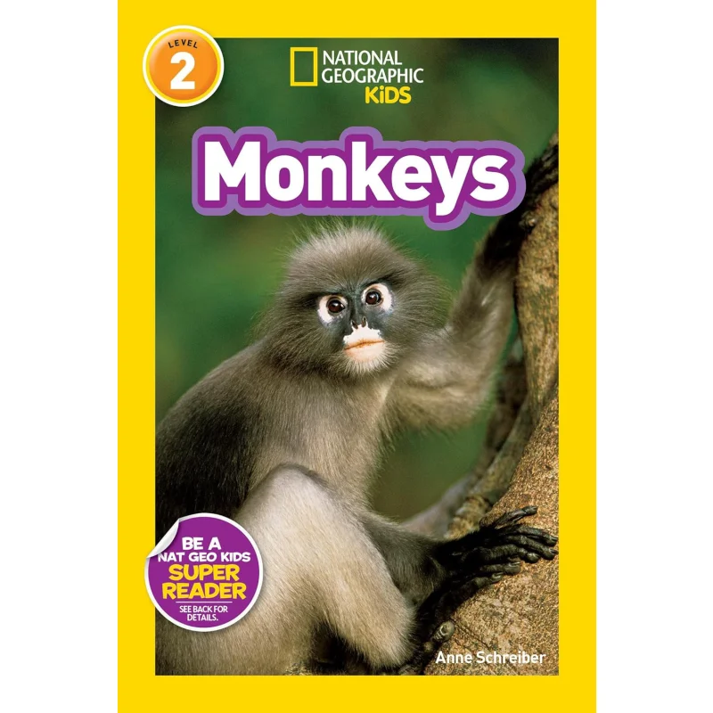 

Книга National Geographic Readers Monkeys Anne Schreiber National Geographic 9781426311062
