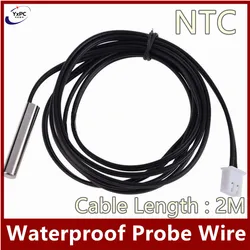 1 pz 2m B3950 sensore di temperatura a termistore NTC 2K 5K 10K 15K 20K 50K 100K 1% sonda aria condizionata sonda per Arduino W1209