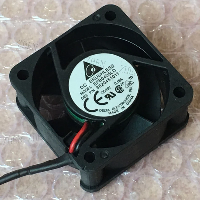 S New for Delta EFB0405LD 5V 0.16A 40*40*20mm 2Pin cooling fan#QW