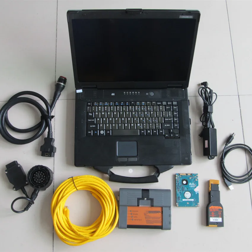 2024 FOR Bm*w Icom A2 With Laptop CF52 Ram 4g Car Diagnostic Computer Software Expert Mode HDD 1TB Windows 10 Ready to Use