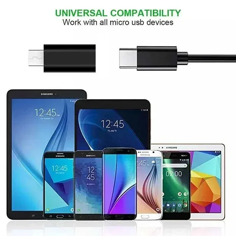 1-10Pcs USB Type C Male To Micro USB Female Adapter Connector For Samsung Xiaomi Phone Converter USB C to Micro Charger Adaptor