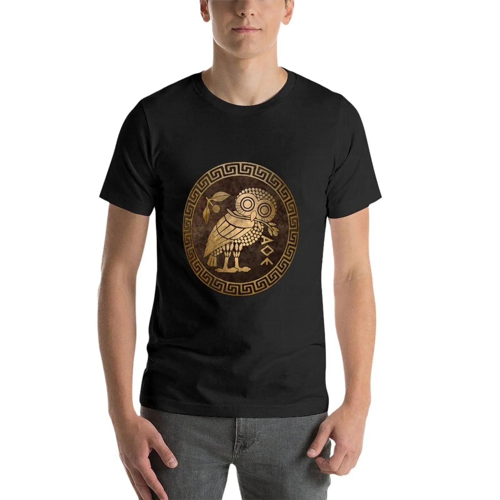 Athens Ancient Greece Athenian Owl Symbol of Goddess Athena T-Shirt sports fans blanks oversized t shirts for men