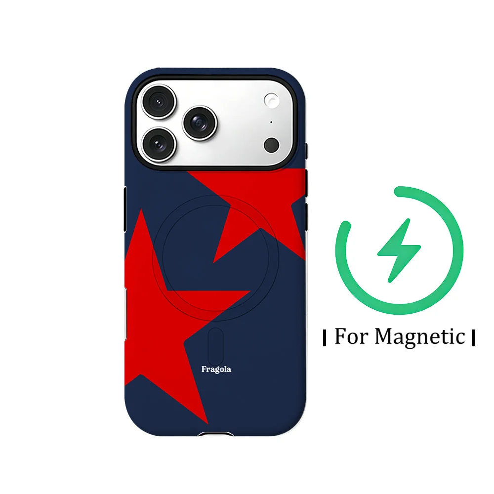 Clmj BROWNIE BATTER Handyhülle für iPhone 17 16 15 14 13 12 11 Air Pro Max Plus Luxuriöse Magnetische Doppelschicht-Rückabdeckung – Detail 4