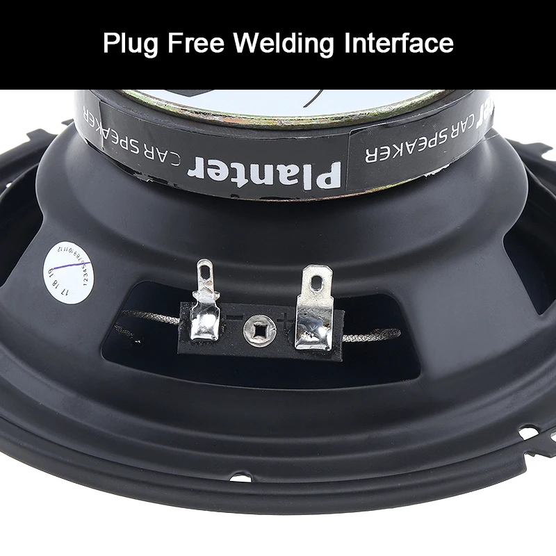 2pcs 6.5 Inch 16cm 600W 2Way Car Coaxial Auto Audio Music Stereo Full Range Frequency Speakers with Non Destructive Installation