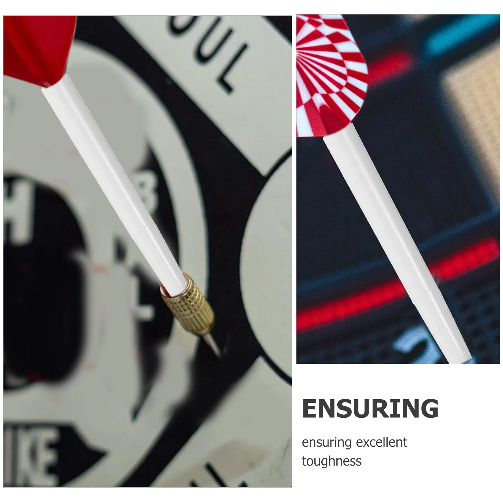 

50pcs Nylon Shafts Replacement Threaded Throwing Shafts For Outdoor Game Accessories Professional Shaft Stem