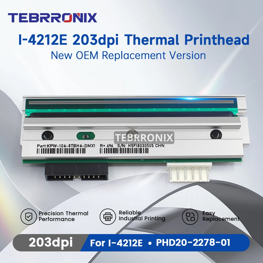 PHD20-2278-01 New Printhead for Datamax I-4212E MarkII Thermal Barcode Label Printer 203dpi Print Head
