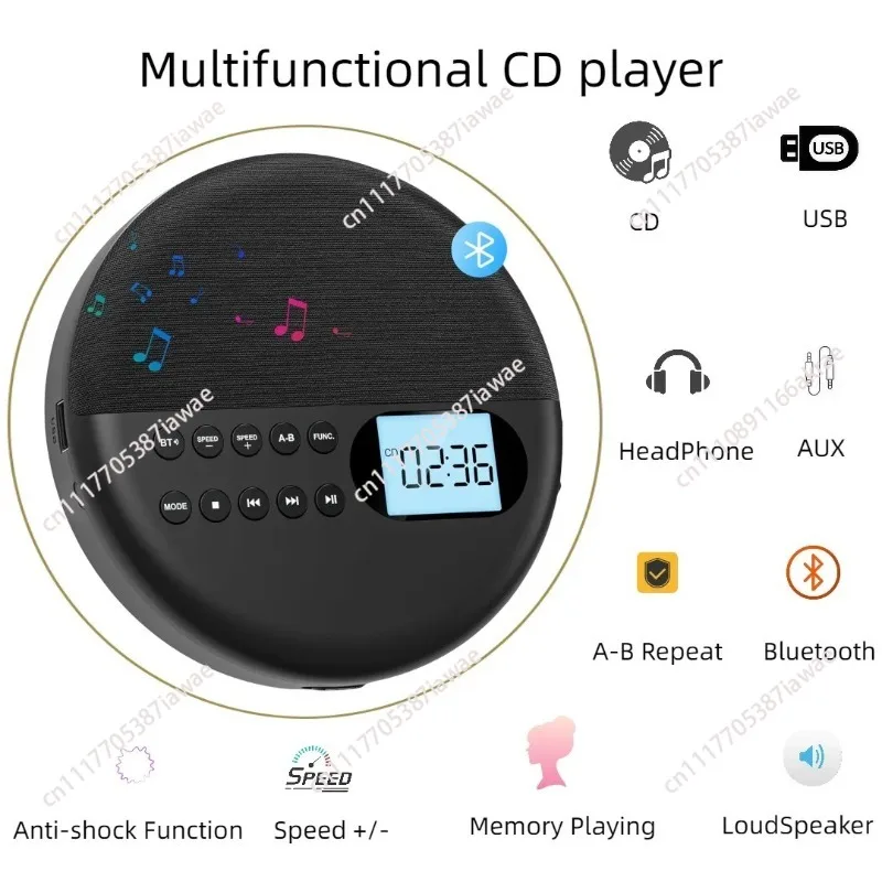 CD player, dual Bluetooth prenatal education machine, student repeater, English learning machine, USB, dual speakers