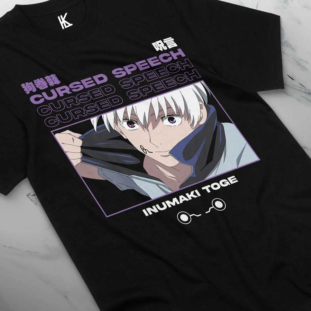 Anime T-shirt  Remera de Toge Inumaki V3