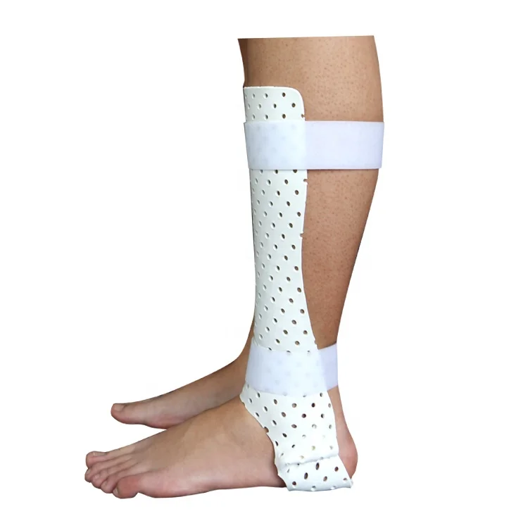 Orthopedic rigid Splint corrective knee foot orthosis leg fixed Brace