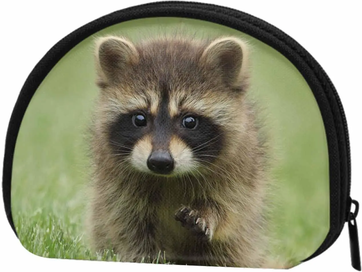 Small Coin Purse Cute Animal Raccoon Print Mini Wallet Coin Pouch Change Purse For Women Men Girls