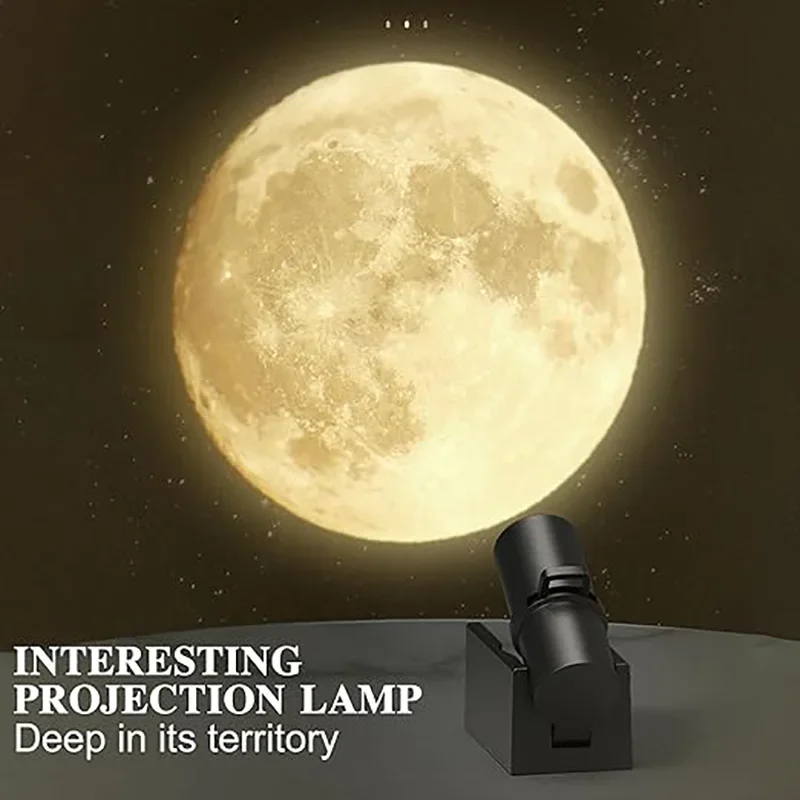 USB Small Night Light  Planet  Projector Atmosphere Lamp Background Projection Decoration Light  Best Birthday Gift D lamp Jesus