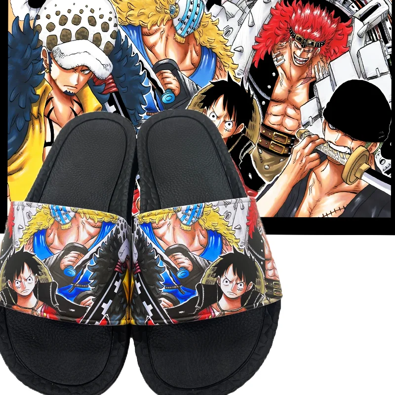 Slippers Men's Sandals Fashionable Personality One Piece Student Beach Sandals for Men and Women Couples Non-Slip Gift Wholesale