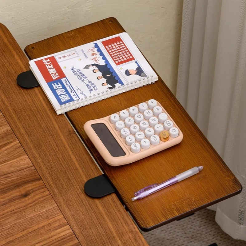 Bamboo Extended Table Artifact Office Desktop Extension Board Dormitory Widened Extension Board Tray Desktop Hand Elbow Bracket