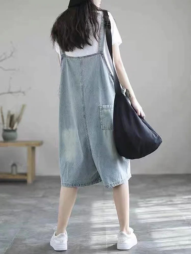 acão Jeans F Plus Size Estilo Coreano Versátil, Novo Verão 2025, Casual Modelador de Cinco Quartos