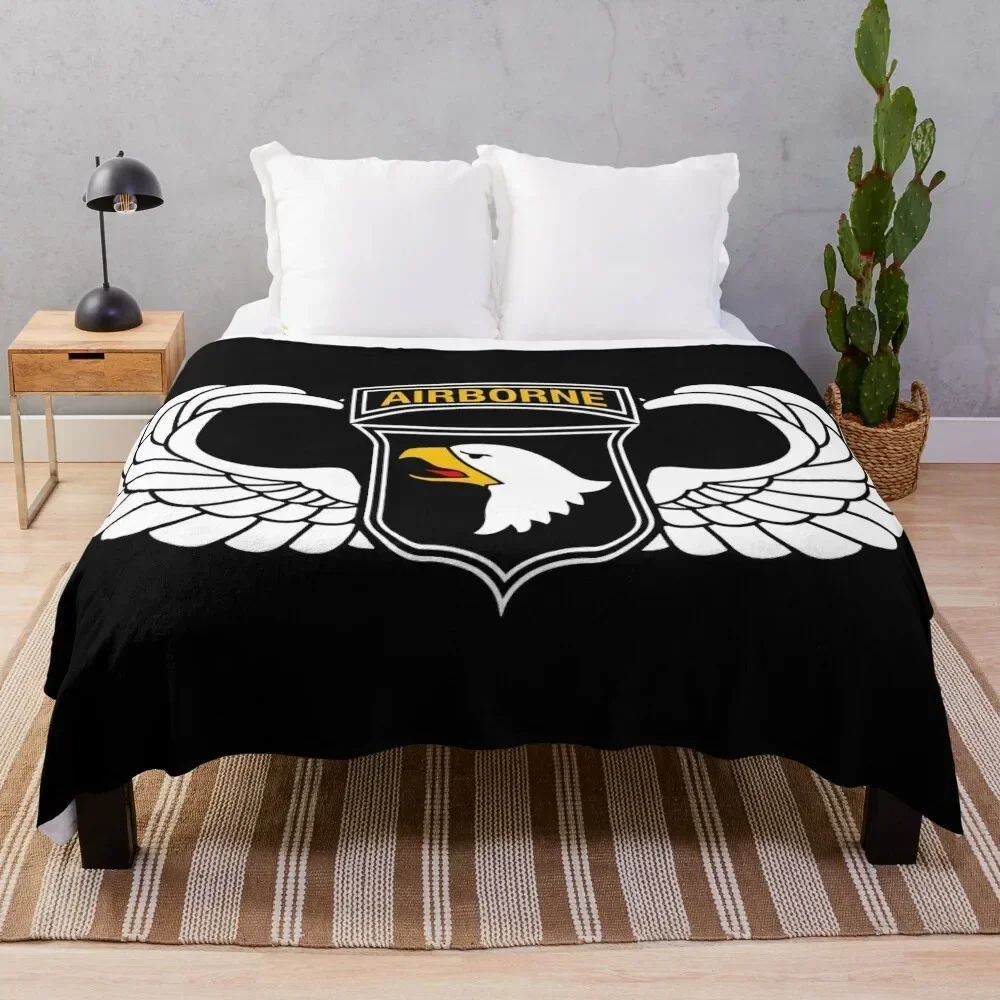 

101st Airborne Division Screaming Eagles Throw Blanket Soft Big Sofa Blankets