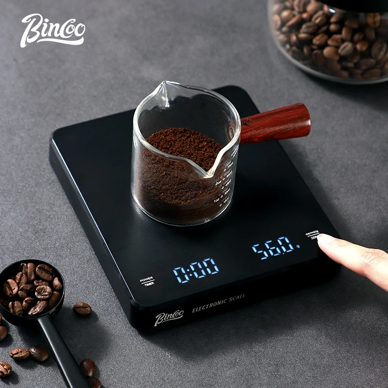 

Bincoo Electronic Coffee Bean Scale Digital Kitchen Portable Barista Scales With Timer Handheld Precision 0.01g Weight