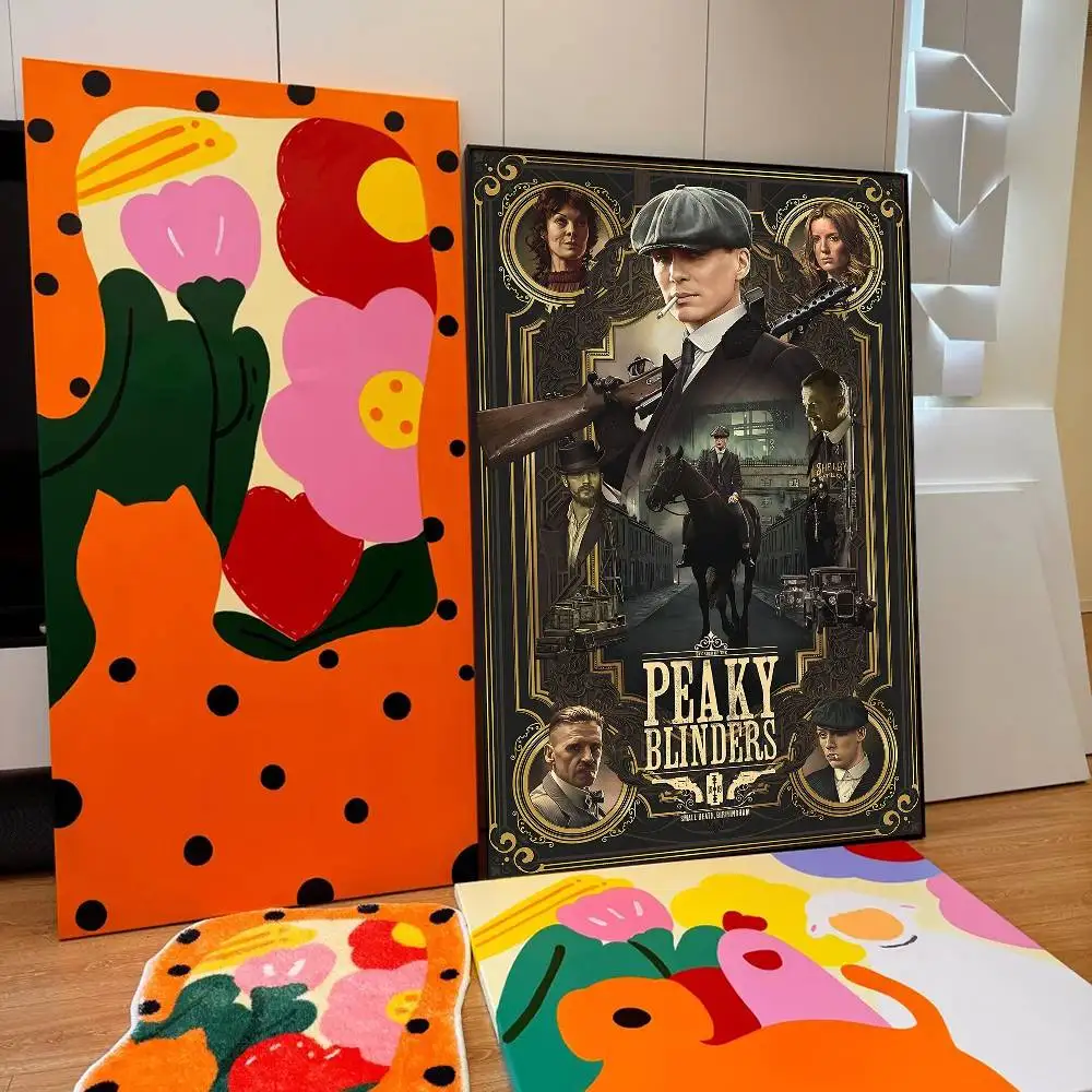 Cool P-Peaky Blinders Vintage Posters Sticky Retro Kraft Paper Sticker DIY Room Bar Cafe Kawaii Room Decor