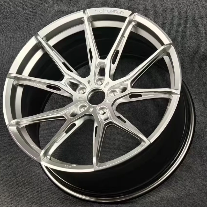 

F99534 BB Sport 14 15 16 17 18 19 Inch 4x100/114.3 5x112/120 Deep Dish Chrome Alloy Wheels Car Rims