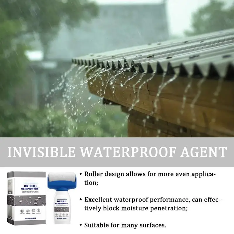 

Clear Waterproof Sealant 300ml Waterproof Paint Sealant With Brush And Gloves High-Adhesion Repair Materials For Basement Cracks