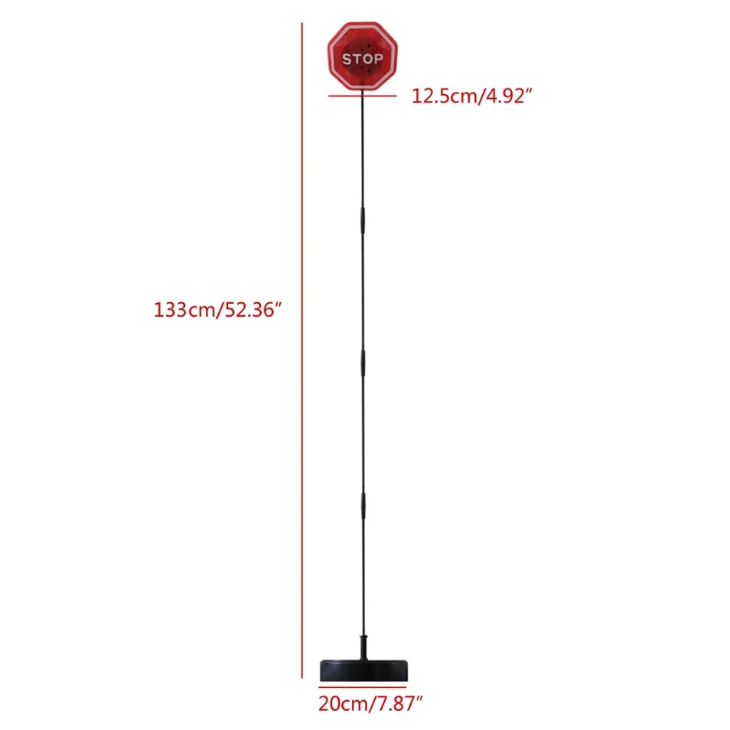 Flashing LED Stop Sign Sensor With Adjustable Stand Auto Parking Detector with Complete Base For Garage Port