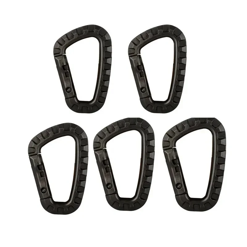 1-10Pcs Militärische taktische karabiner Clips Zubehör D-Ring Schnalle Bergsteigen Karabiner Rucksack Hängen Schlüssel Outdoor Gadget