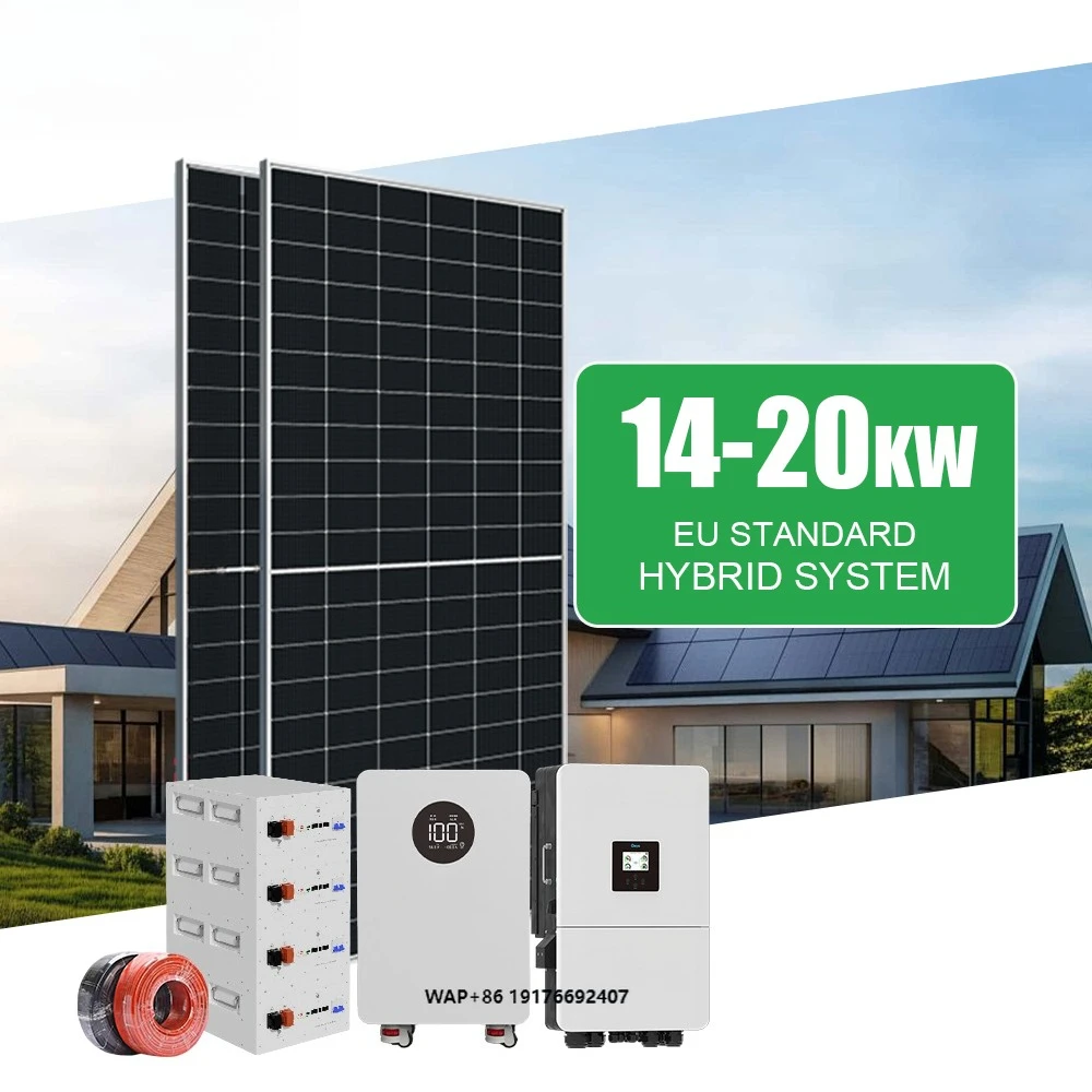 Three Phase Deye Hybrid Solar Energy Storage System Kit 20KW Solar Panel Power System for Home