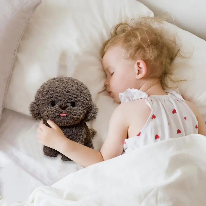 สุนัขตุ๊กตาสัตว์ 7.8 นิ้วหมอนนุ่มน่ารัก Plushies ตกแต่ง Sleeping Companion ตุ๊กตาสุนัขสําหรับชายหญิงตกแต่งบ้าน