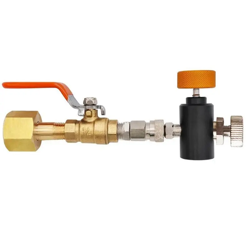 【THANKSGIVING DAY】Soda Stream Filling Station With Ball Valve, Soda CO2 Cylinder Tank Refill Adapter W21.8-14 Or CGA320 For Soda