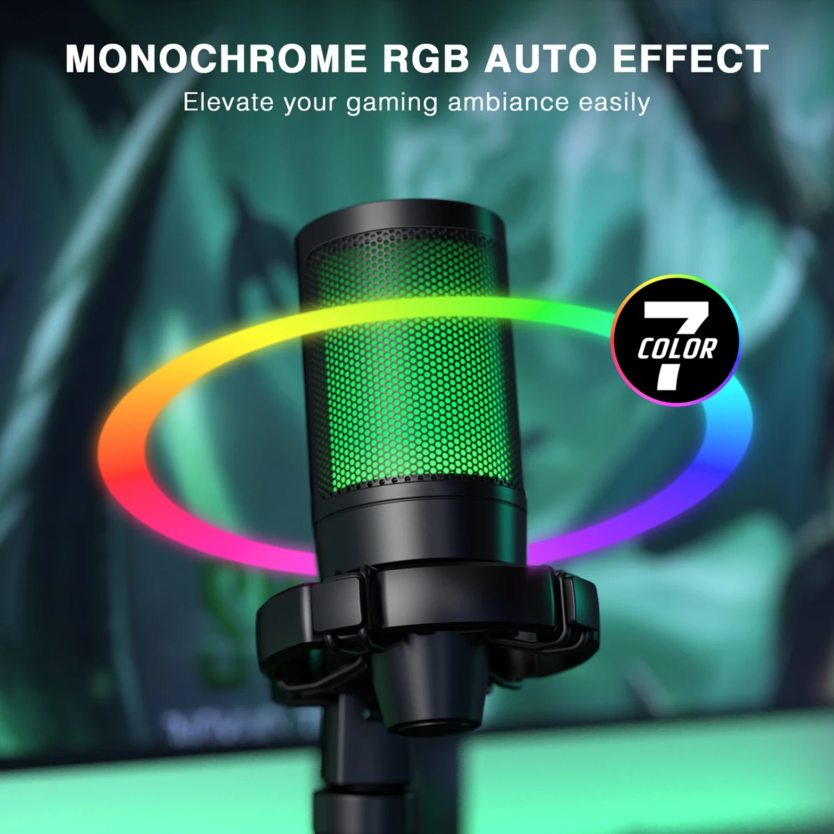 FIFINE USB PC icrophone Gaing pour Streaing, Podcasts, RGB Condensateur icrophone pour ac FIFINE USB PC icrophone Gaing pour Streaing, Podcasts, RGB Condensateur icrophone pour ac