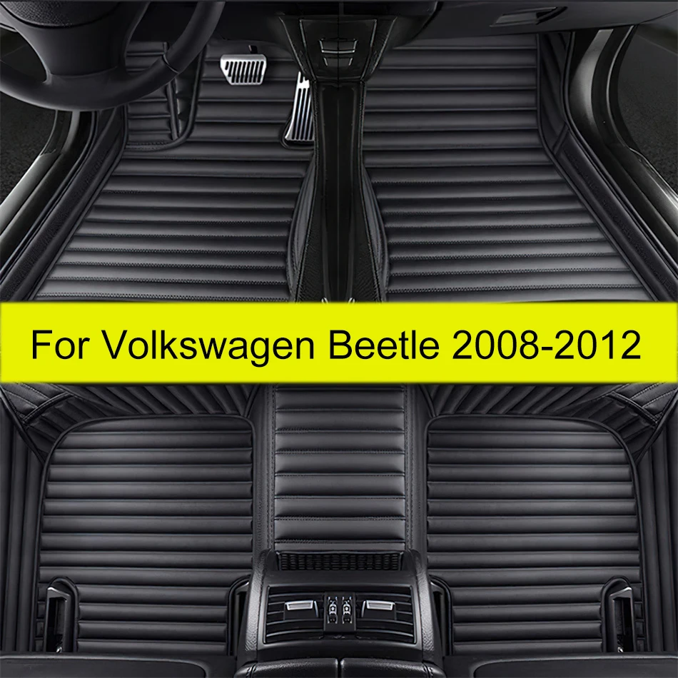 

Car floor mats for Volkswagen Beetle 2008 2009 2010 2011 2012 Custom auto foot Pads automobile carpet cover