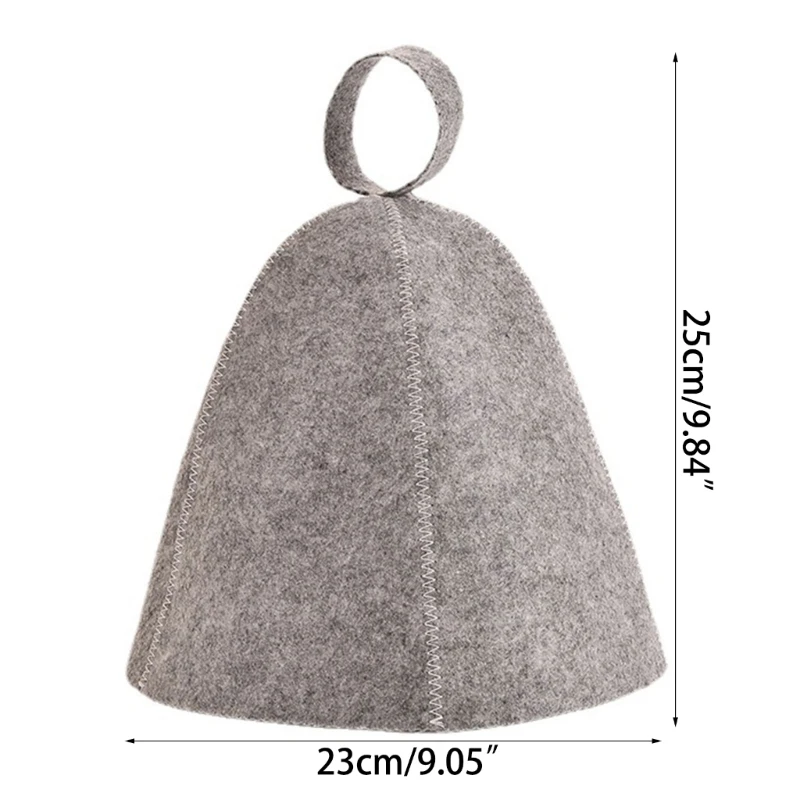 Wool Felt Sauna Hat Winter Heads Accessory Outdoor Traveling Relaxing