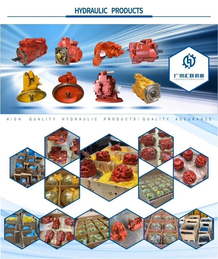 Excavator Main Pump K3V112 K3V112DT Hydraulic Pump Parts for SH210 SK210 CX210B EC210B R210 DX225