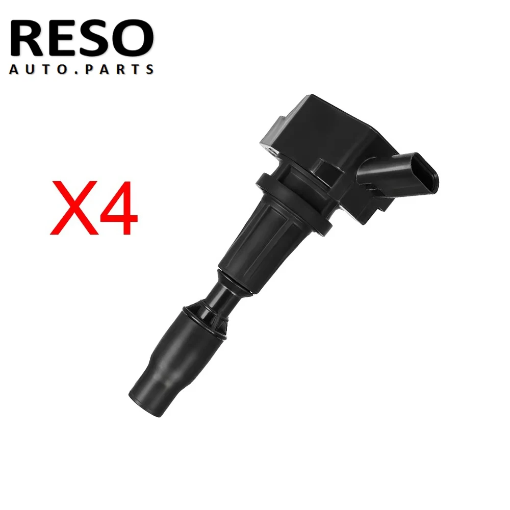 RESO  4PCS   27301-2B120 273012B120 Ignition Coil for Hyundai Avante Elantra Sonata Tucson Veloster i30 for kia Soul Opima Forte