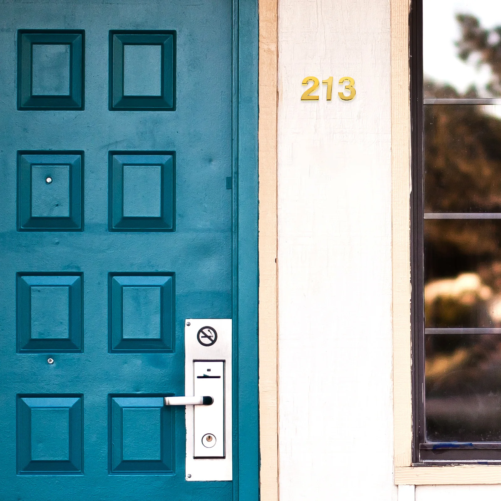 

Angoily 10pcs Creative Floating Door Number Sign Adhesive House Numbers for Address Office Decor